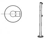 Oxgard Стойка ограждения с отверстием под фиксатор базовая(ВЗР 1702.02-05)