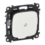 Legrand Valena ALLURE DIY Белый переключатель 1-клавишный с подсветкой 10А 250В (752726)