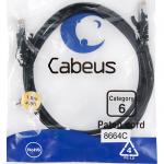 Cabeus PC-UTP-RJ45-Cat.6-1.5m-BK