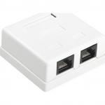 Hyperline SB1-2-8P8C-C6-WH