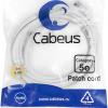  - Cabeus PC-UTP-RJ45-Cat.5e-3m-WH-LSZH
