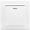  - Выключатель 1-кл. СП Минск 10А IP20 с индикатором бел. Basic EKF ERV10-121-10