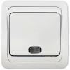 - Выключатель 1-кл. СП Classico 10А IP20 с подсветкой 2121 бел. ASD / IN HOME 4680005959853