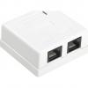  - Hyperline SB1-2-8P8C-C6-WH