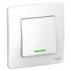  - Выключатель 1-кл. СП Blanca 10А IP20 (сх. 1) 250В с подсветкой бел. SE BLNVS010111