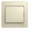  - Выключатель 1-кл. СП Glossa 10А IP20 (сх. 1) 10AX в сборе беж. SE GSL000212