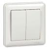  - Выключатель 2-кл. СП W59 10А IP20 10AX в сборе бел. SE VS510-252-18