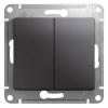  - Выключатель 2-кл. СП Glossa 10А IP20 (сх. 5) 10AX механизм графит SE GSL001351