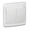  - Выключатель 2-кл. СП Этюд 10А IP20 бел. SE BC10-002B